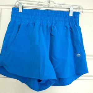 Forever 21 Blue Double-Lined Athletic Shorts